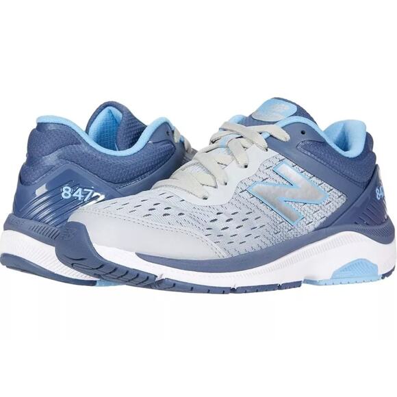 New Balance Shoes - New Balance 847v4 Womens Light Aluminum Team Carolina Walking Shoes Size 7.5